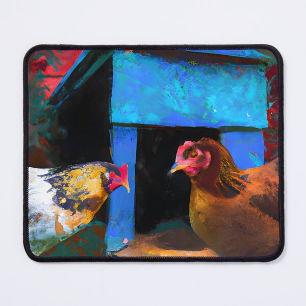 Item preview, Chickens and Blue Hen House Barnyard designed and sold by RhondaLily.