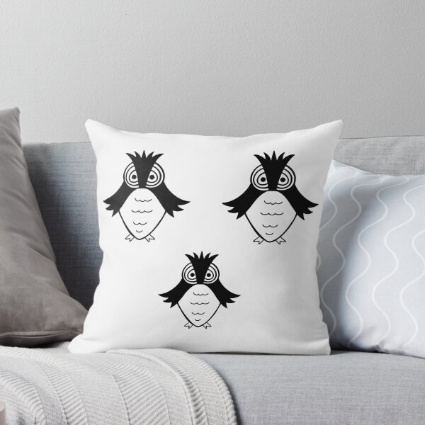 Item preview, Warli family of Owls from Indian folk art designed and sold by SanareiDesigns.