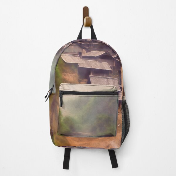 Artikelvorschau, SHANTIES CLING TO MOUNTAINSIDE von Rolleen entworfen und verkauft von ArtbyRolleen.