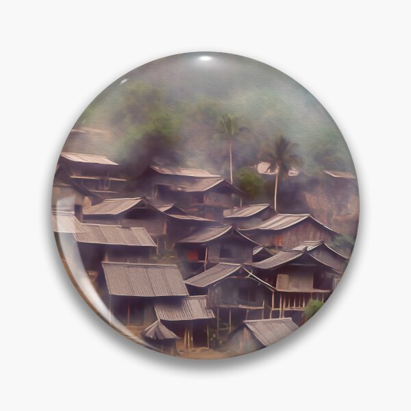 Item preview, SHANTIES CLING TO MOUNTAINSIDE designed and sold by ArtbyRolleen.