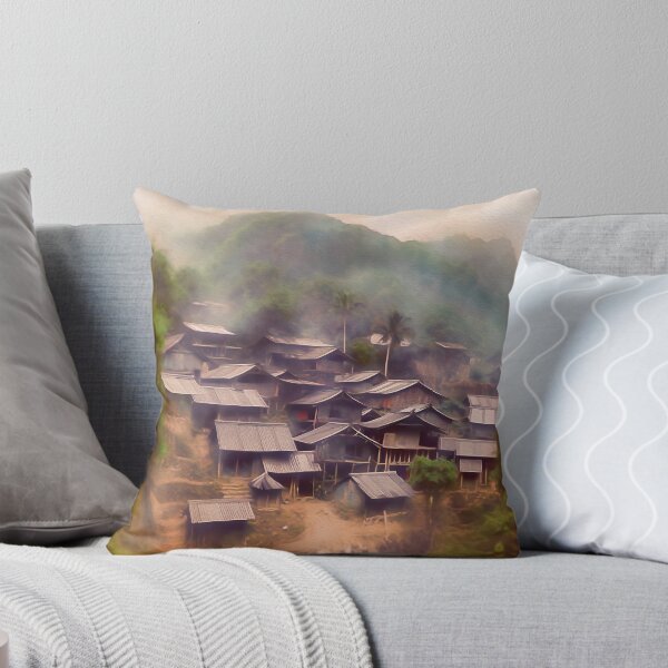 Item preview, SHANTIES CLING TO MOUNTAINSIDE designed and sold by ArtbyRolleen.
