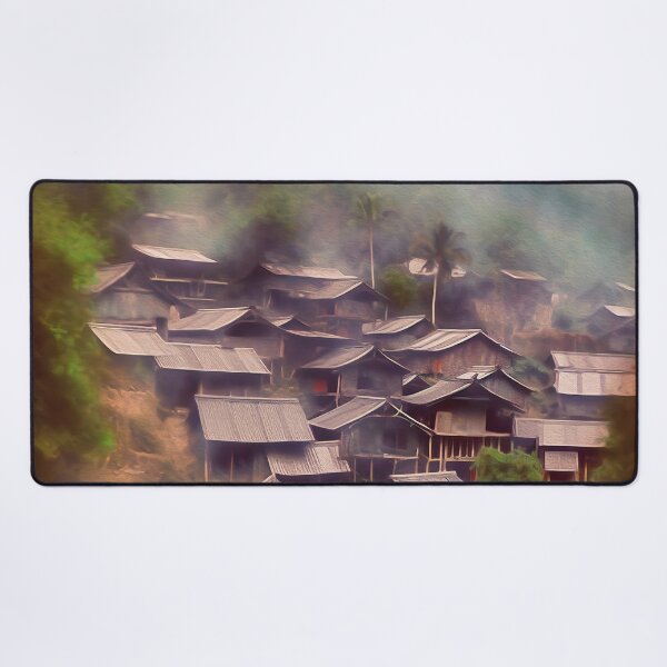 Item preview, SHANTIES CLING TO MOUNTAINSIDE designed and sold by ArtbyRolleen.
