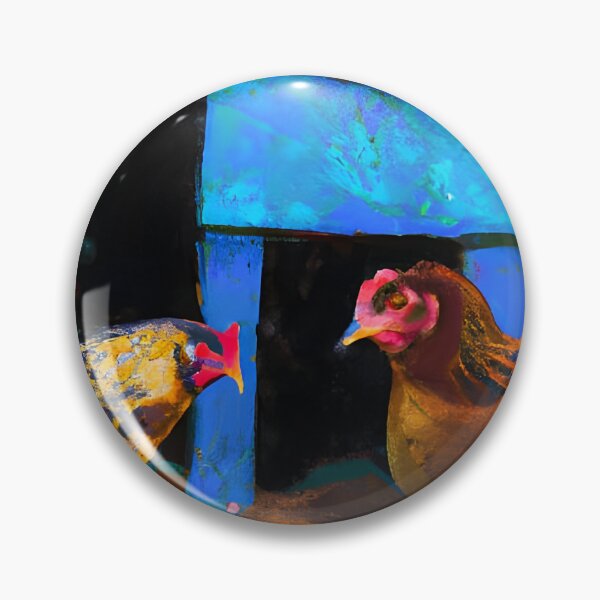 Item preview, Chickens and Blue Hen House Barnyard  designed and sold by RhondaLily.