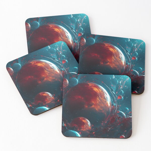 Item preview, Galactic Dreams: Abstract Realms of Cosmic Planets designed and sold by Mullet Monkey.