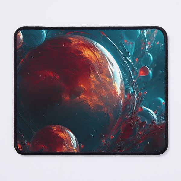 Item preview, Galactic Dreams: Abstract Realms of Cosmic Planets designed and sold by Mullet Monkey.