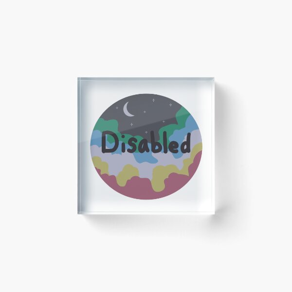 Item preview, Disability Pride Clouds designed and sold by Rue-Red-Rye.