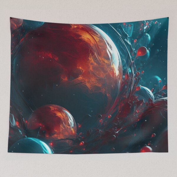 Item preview, Galactic Dreams: Abstract Realms of Cosmic Planets designed and sold by Mullet Monkey.