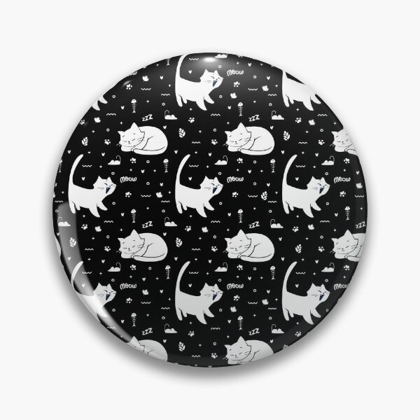 Aperçu de l'œuvre Motif chat, motif miaou créée et vendue par ThreadGen.