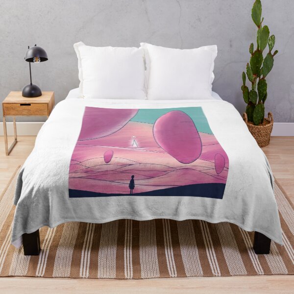 Item preview, Desert Watercolor Fantasy Landscape designed and sold by Fruit Cake.