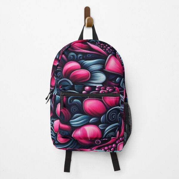 Item preview, Abstract Pink and Blue Floral Pattern designed and sold by calibrit.