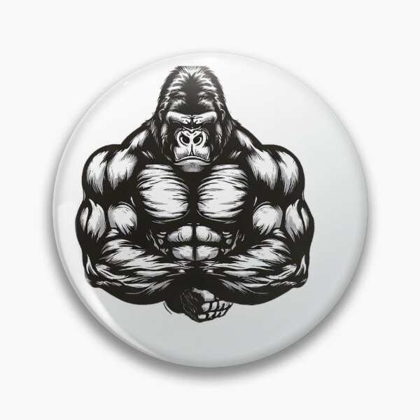 Item preview, Silverback Strength: un poderoso diseño de gorila designed and sold by SpendieSellers.