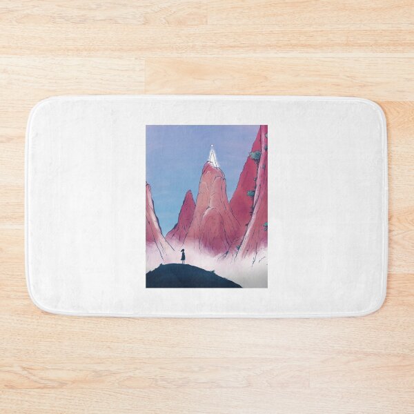 Item preview, Giant Rocks Watercolor Fantasy Landscape designed and sold by Fruit Cake.
