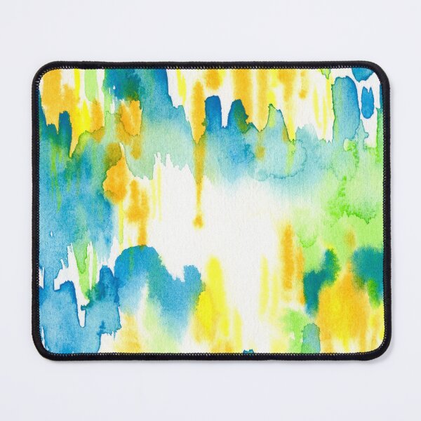 Item preview, Blue & yellow watercolor by chitesnoo designed and sold by chitesnoo-art.