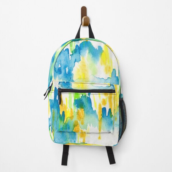 Artikelvorschau, Blaues und gelbes Aquarell von chitesnoo entworfen und verkauft von chitesnoo-art.