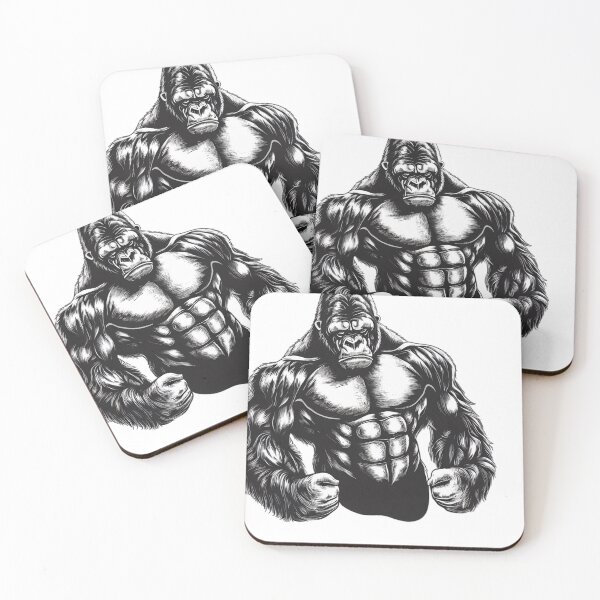 Item preview, Silverback Strength: un poderoso diseño de gorila designed and sold by SpendieSellers.