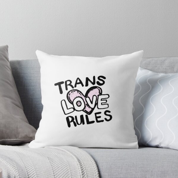 Item preview, trans love rules designed and sold by theo cook.