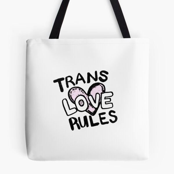 Item preview, trans love rules designed and sold by theo cook.