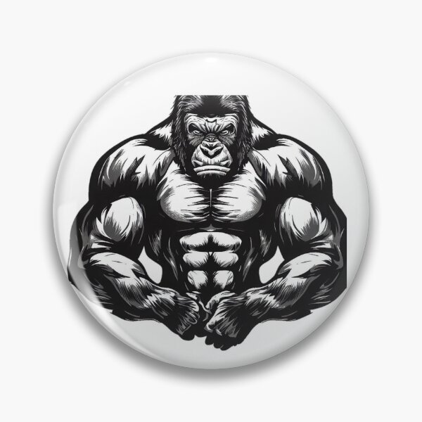 Item preview, Silverback Strength: un poderoso diseño de gorila designed and sold by SpendieSellers.