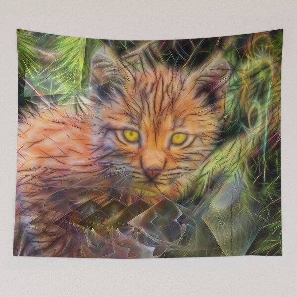 Item preview, Lynx Kitten - By John Robert Beck designed and sold by studiobprints.