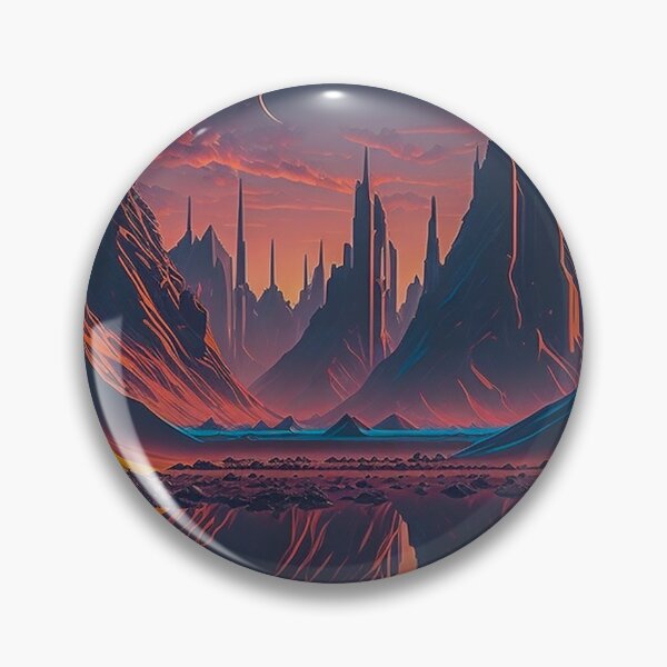 Item preview, dark futuristic landscape designed and sold by Jra24.