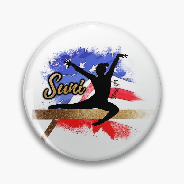 Item preview, Suni Lee Silhouette Art - Balance Beam designed and sold by ArtNastix.