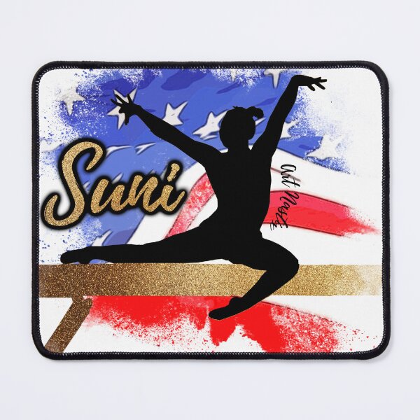Item preview, Suni Lee Silhouette Art - Balance Beam designed and sold by ArtNastix.