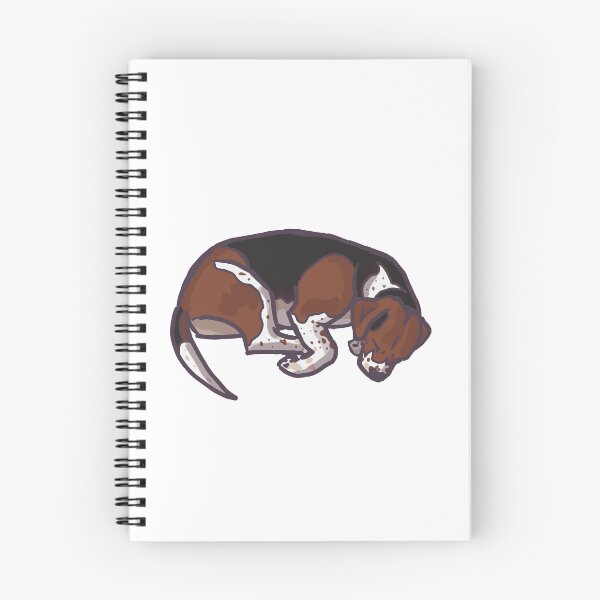 Item preview, Sleepy Beagle with Solid Lineart designed and sold by 3separateteas.