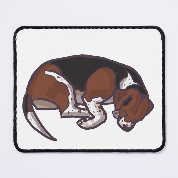 Item preview, Sleepy Beagle with Solid Lineart designed and sold by 3separateteas.