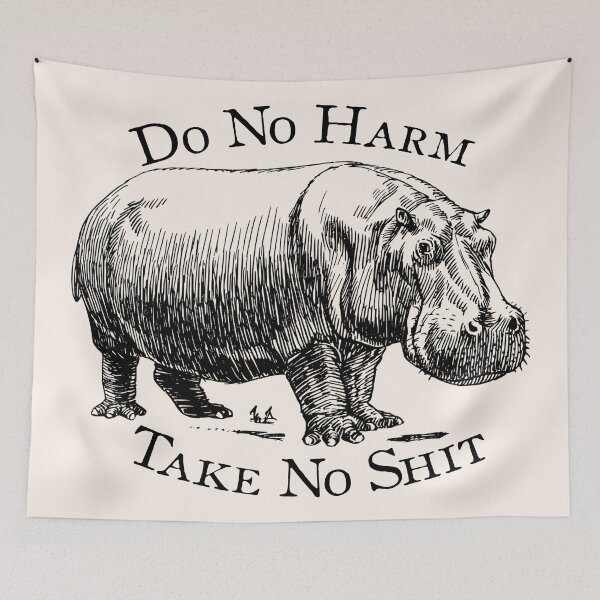 Item preview, Advice from a Hippo designed and sold by StormysSeas.