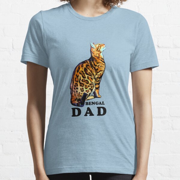 Domestic Brown Rosetted Bengal Cat - Bengal Dad - Cats - Cat T-Shirt