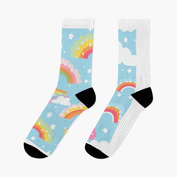 Artikelvorschau, Blaues Regenbogendesign entworfen und verkauft von LizzyGraphics.