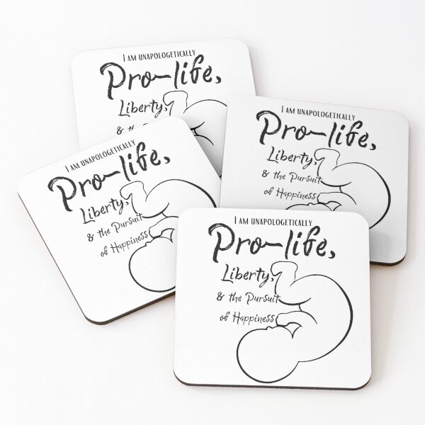 Item preview, Unapologetically Pro-life, Liberty, & Pursuit of Happiness  designed and sold by A-M-Watson.