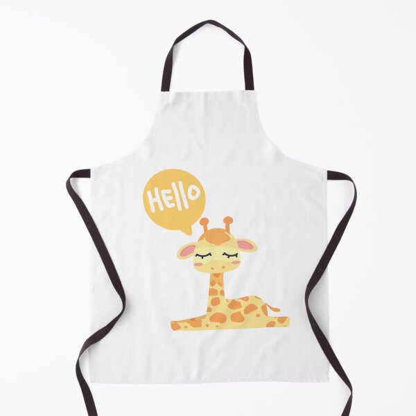 Item preview, cute giraffe 5 hello designed and sold by HarshBrown.
