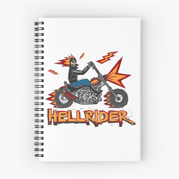 Item preview, hellrider (burning motorbike) designed and sold by hayrpictures.