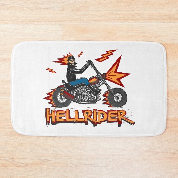 Item preview, hellrider (burning motorbike) designed and sold by hayrpictures.