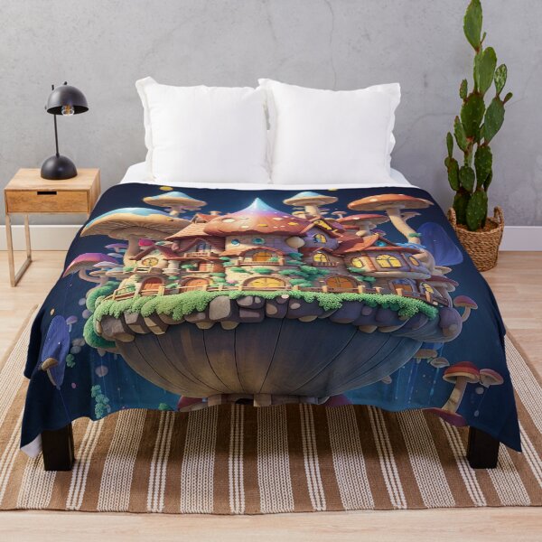 Item preview, Enchanting Mushroom castle: A Whimsical Fungal Fantasy 35 designed and sold by TheTechnoCanvas.