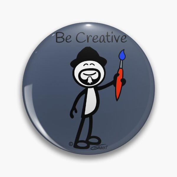 Item preview, Copy of GG Artist Stick Figure “Be Creative” designed and sold by GDGCreations.