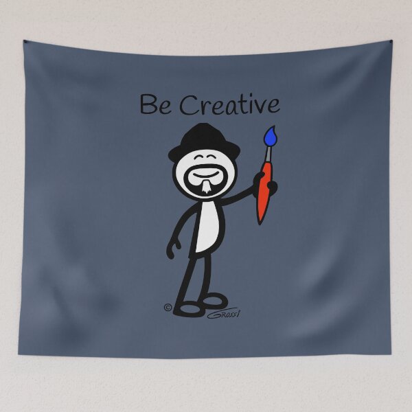 Item preview, Copy of GG Artist Stick Figure “Be Creative” designed and sold by GDGCreations.
