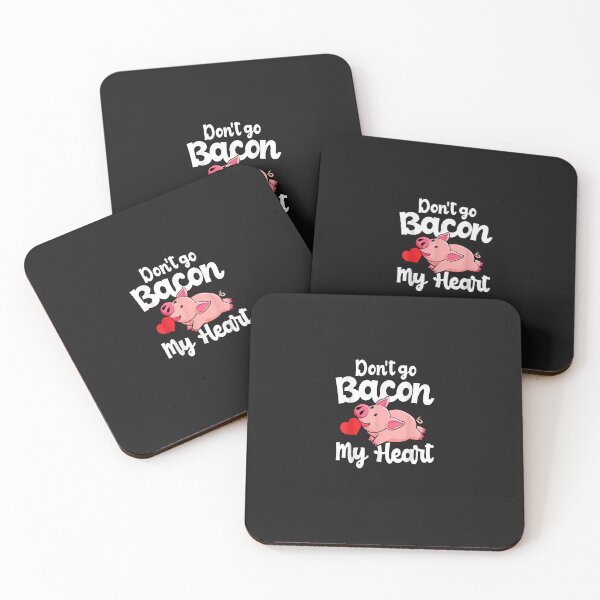 Item preview, Don't Go Bacon My Heart Pig Valentins Day Gift  designed and sold by DedeRLong.