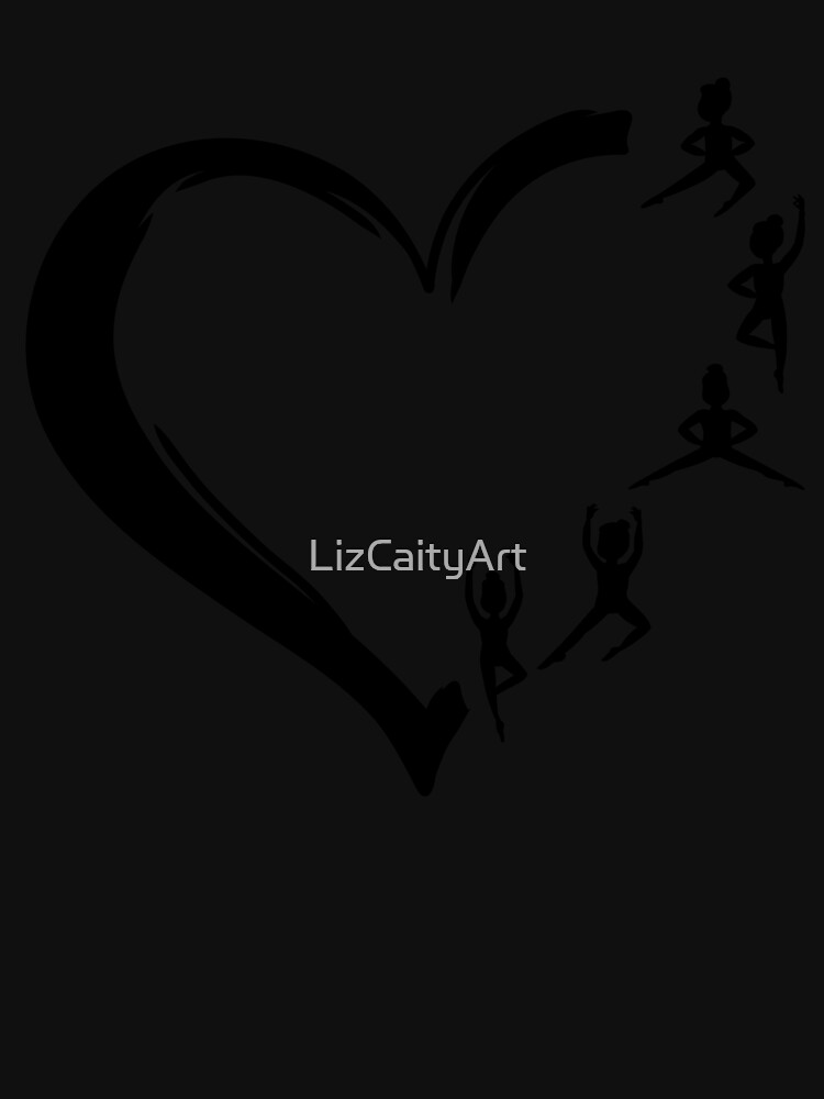 Thumbnail 7 of 7, Active T-Shirt, I heart highland dancing designed and sold by LizCaityArt.