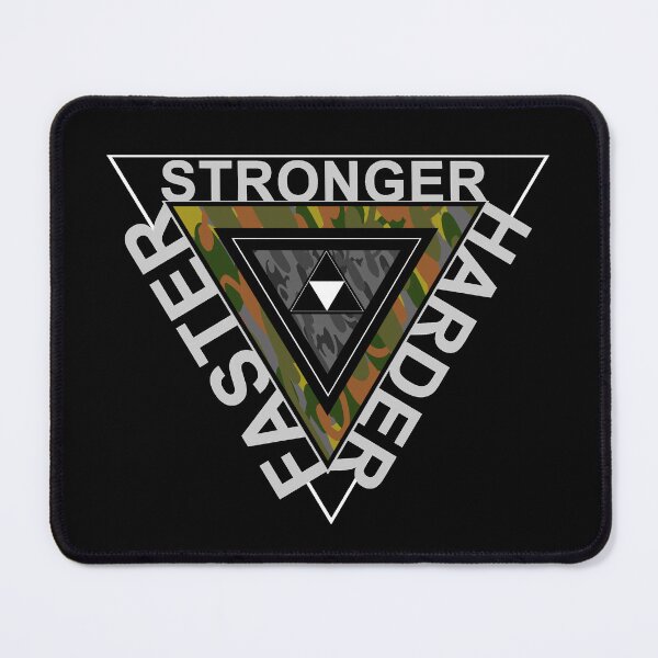 Item preview, harder stronger faster (abstract triangle shape) designed and sold by hayrpictures.