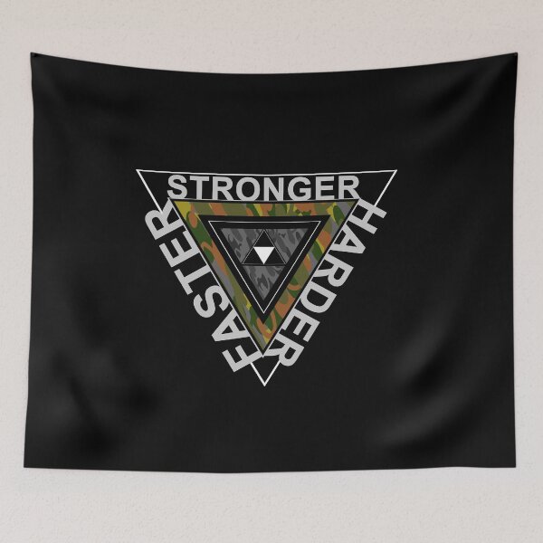 Item preview, harder stronger faster (abstract triangle shape) designed and sold by hayrpictures.