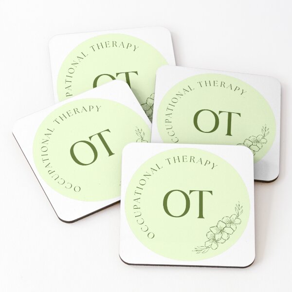 Item preview, Occupational therapy green circle  designed and sold by Allie Rockhill.