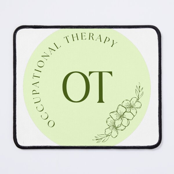 Item preview, Occupational therapy green circle  designed and sold by Allie Rockhill.