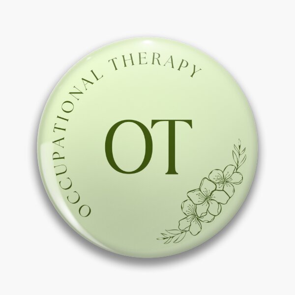 Item preview, Occupational therapy green circle  designed and sold by Allie Rockhill.