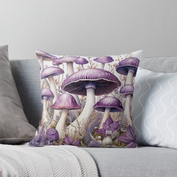 Item preview, Purple Mushrooms 2 designed and sold by Inkaput.