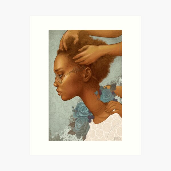 Blue Art Print