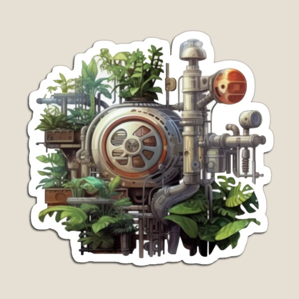 Item preview, Mechanical Gardens designed and sold by GoatedStickerCo.