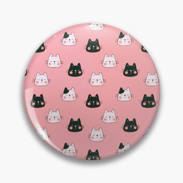 Item preview, Cat Head Seamless Pattern designed and sold by TheCatmeow2000.