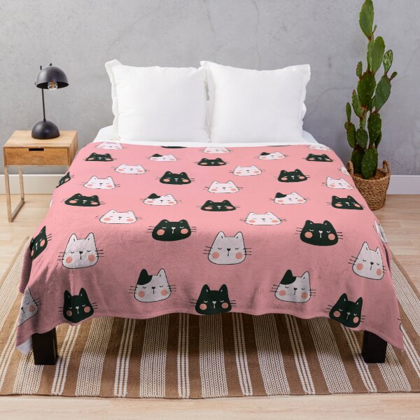 Item preview, Cat Head Seamless Pattern designed and sold by TheCatmeow2000.